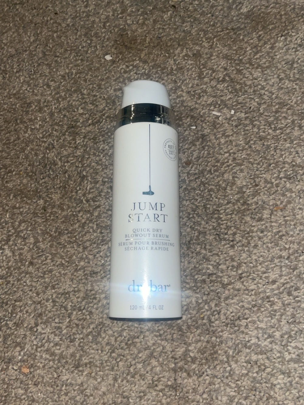 Drybar Jump Start Quick Dry Blowout Serum - White with Silver Accent